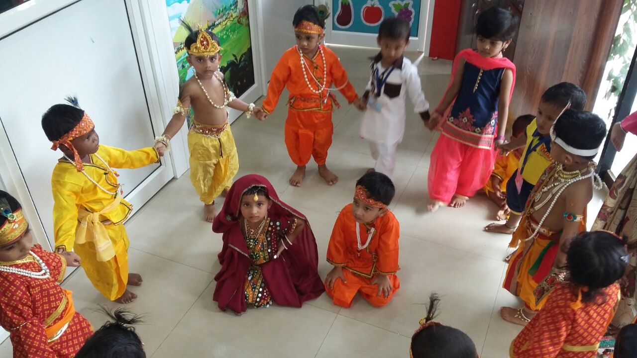 preschool in kamothe dahi handi celebration